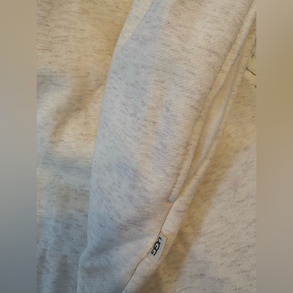 UGG Womans Janni Fleece Blanket Cardigan Size XS in Ivory, Soft Cotton Blend - Picture 16 of 16